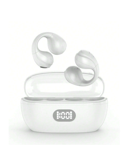 Wireless earbuds with clip on