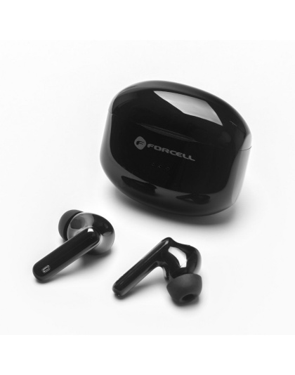 FORCELL F-AUDIO Clear Sound słuchawki bezprzewodowe bluetooth TWS czarne