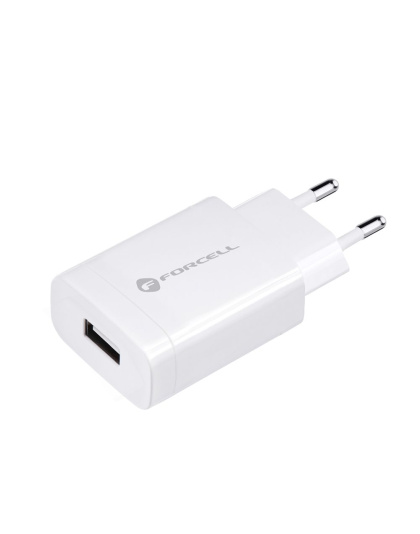 FORCELL F-ENERGY TFK-TC-1099 ładowarka sieciowa USB A QC3.0 2,4A 18W biała