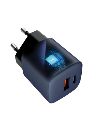 FORCELL F-ENERGY GaN VT-31 ładowarka sieciowa Typ C + USB A PD QC4.0 3A 33W szara